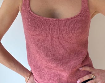 Flore, top, débardeur, Strickmuster, Patron de tricot