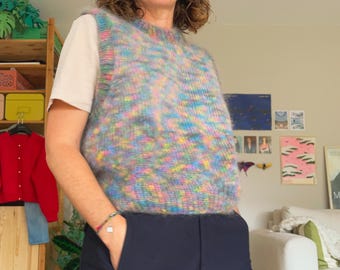 Louise Pullunder, Strickanleitung, englisch und französisch (PDF Pattern)
