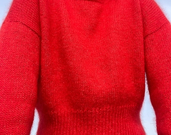 Garance Sweater Knitting Pattern, english and french (PDF Pattern)