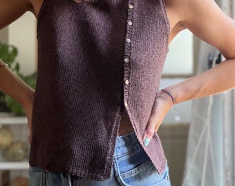 Danois, Oberteil, Débardeur, Pullunder, Pull Sans Manche, Strickmuster, Patron de Tricot
