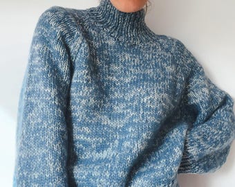 Boreal, Pullover, Raglan, Pull, Strickanleitung, Patron de Trikot, englisch, francais