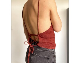 Britney, Top, débardeur, Tank-Top, Strickmuster, Patron de tricot