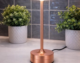 Modern Touch Table Lamp – Minimalist LED Desk Light for Bedroom, Living Room, Nightstand Decor