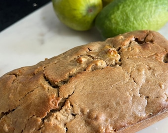 Einkorn Pineapple Guava Bread, Feijoa and Fresh Pineapple Loaf, Seasonal Fruit Sweet Bread, Breakfast Bread 8-9 oz, Glazed or Unglazed