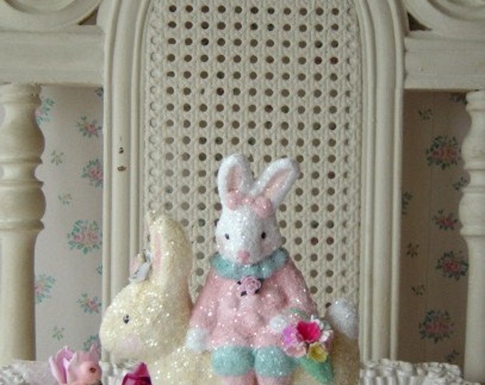 Glitter Easter Bunny Etsy