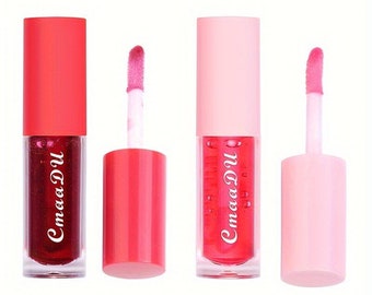 Kaufen Sie 1 erhalten Sie 1 gratis 6 Color Fruit Farbwechsel Lipgloss Feuchtigkeitsspendender Lippenstift