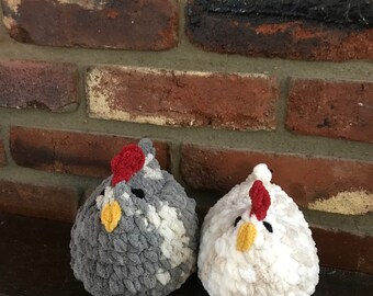 Pair of plushy Chickens