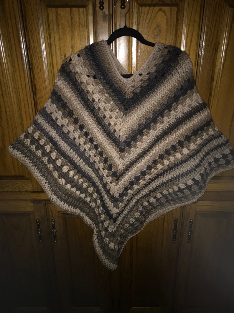 Hickory Ombre Poncho image 1