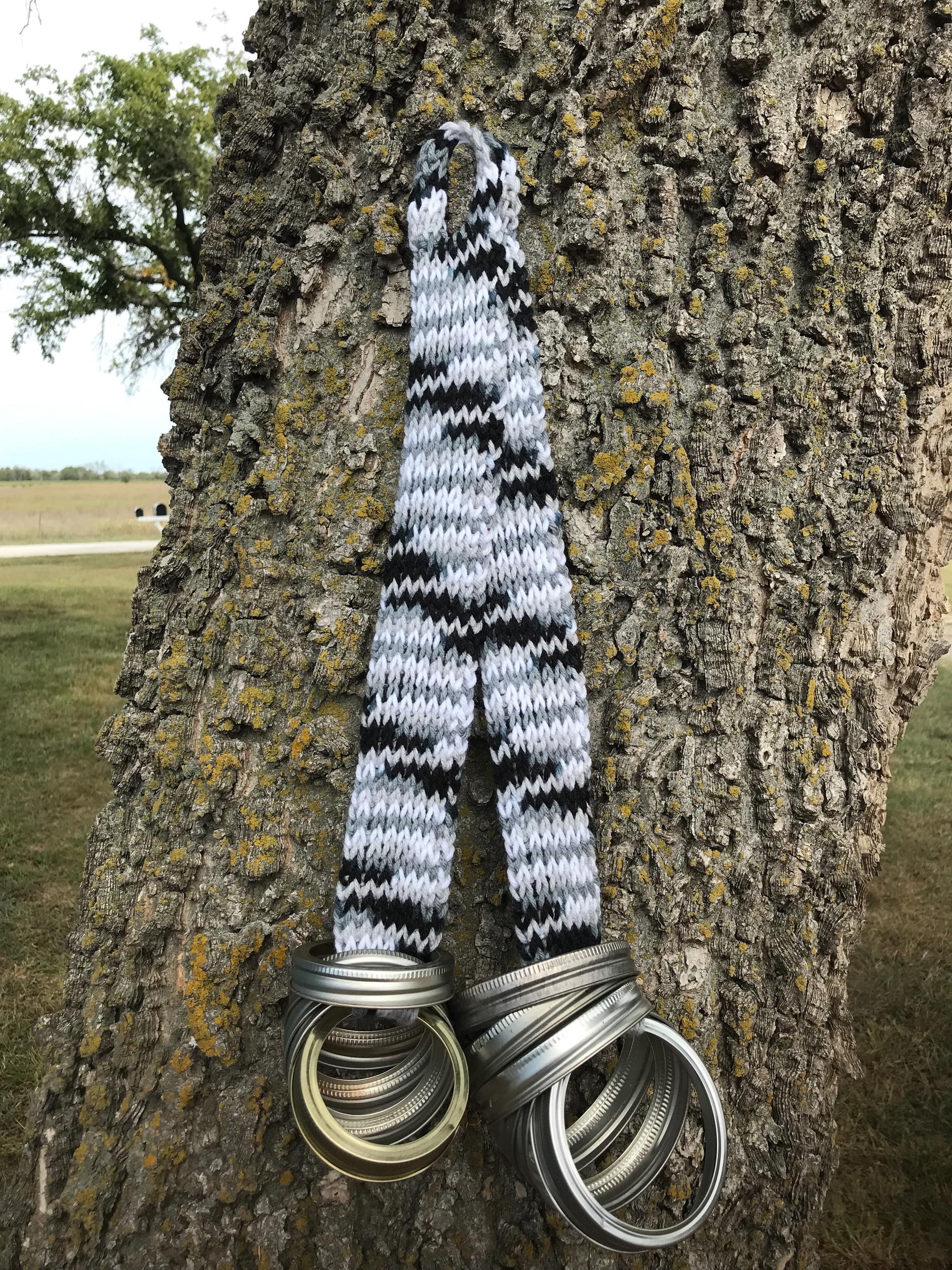 Black & White Canning Ring Organizer