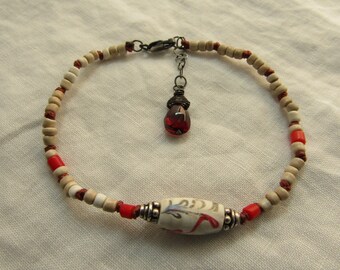 Delft trade bead, Venetian trade beads bracelet