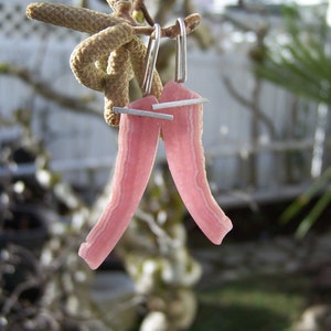 Rhodochrosite  earrings