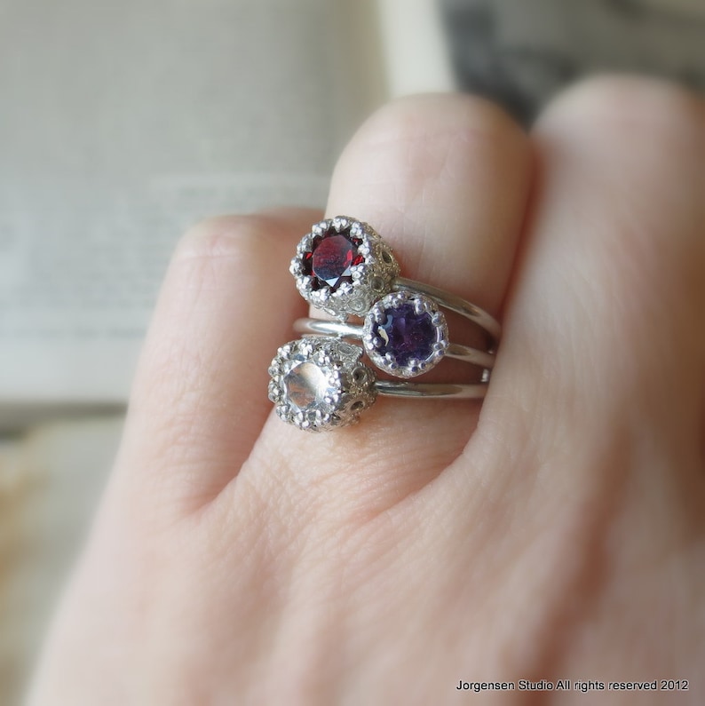 Gemstone Ring Alternative Engagement Ring Promise Ring Etsy