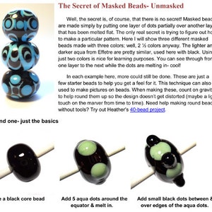 A beginner and intermediate tutorial guide to making lampwork beads, Glass beadmaking, Reflections: the Diary of a Glass Beadmaker pdf file image 5