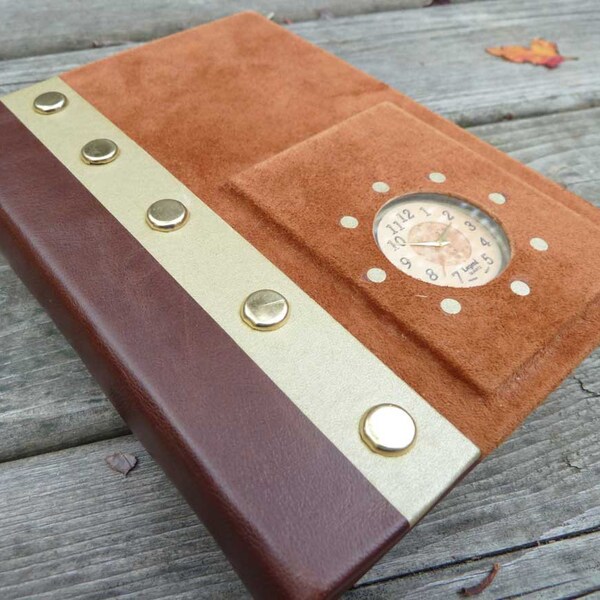 Keeping Time - Hardcover Leather Journal