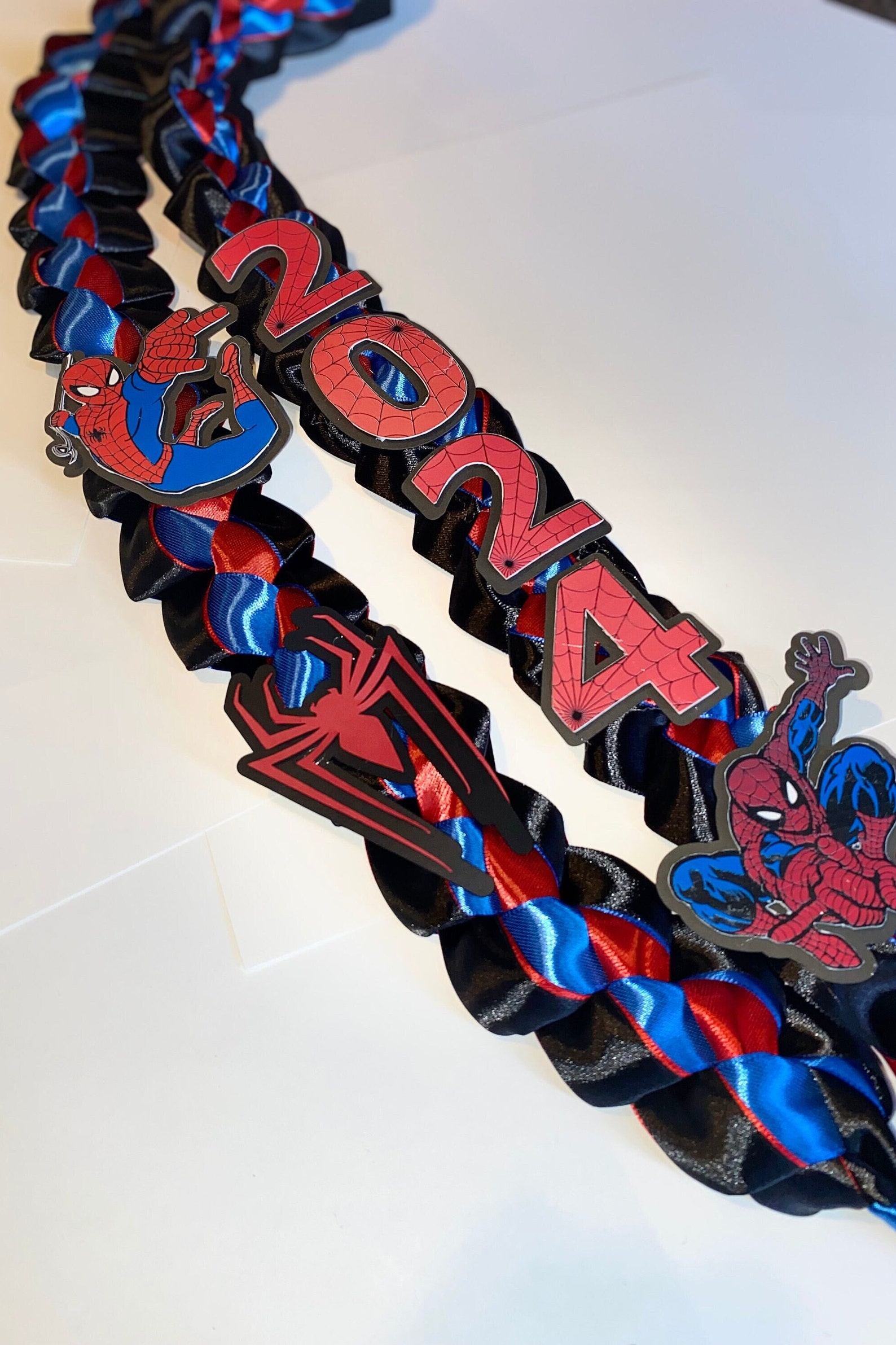 Spiderman Graduation Lei - Etsy