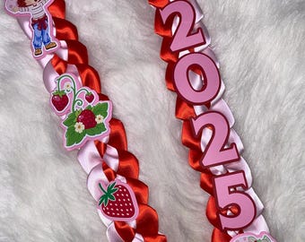 Strawberry Shortcake Graduation Lei