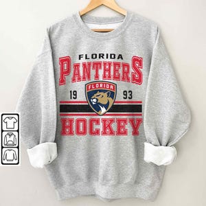 Florida Panthers Vintage 90s Sweatshirt, Christmas Gift For Panthers Fan, Ice Hockey Sweatshirt, Panthers Fan Gift