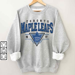 Vintage 90er Jahre Toronto Maple Leafs Sweatshirt, Rundhalsausschnitt Toronto Maple Leafs Shirt, Jersey Hockey Geschenk für Weihnachten