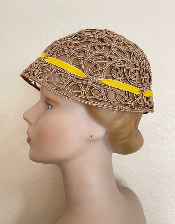 Vintage 1960s Corneli Work Cloche Hat by Joseph M… - image 3