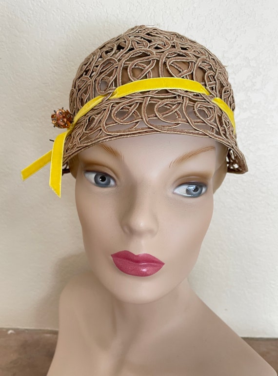 Vintage 1960s Corneli Work Cloche Hat by Joseph M… - image 2