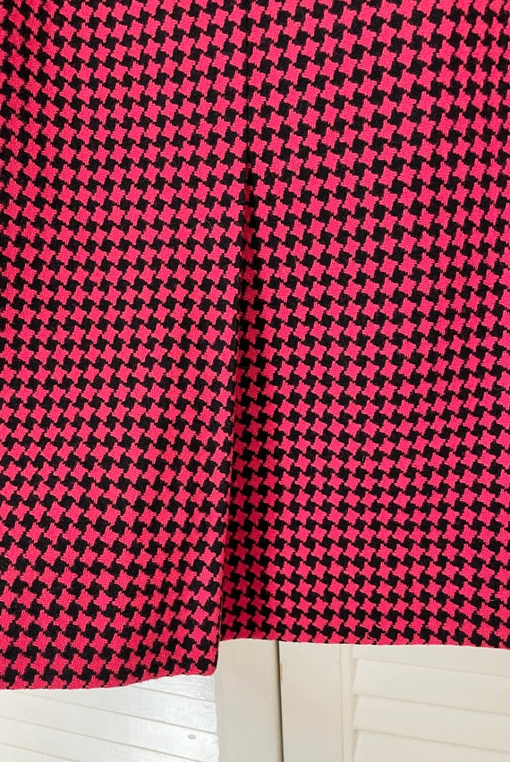 Vintage 1980s Pink and Black Pencil Skirt by Pend… - image 3