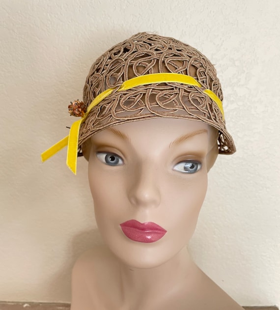 Vintage 1960s Corneli Work Cloche Hat by Joseph M… - image 1