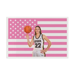 Caitlin Clark 18x12 Flag | WBB| WNBA| Women&#39;s Basketball| Indiana Fever