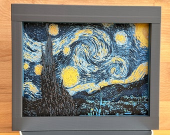 Starry Night Shadow Box