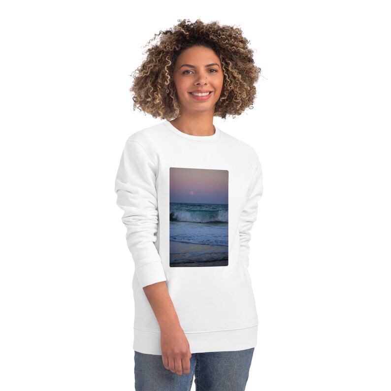 Premium Organic Cotton Sweatshirt Serenity's Symphony zdjęcie 7