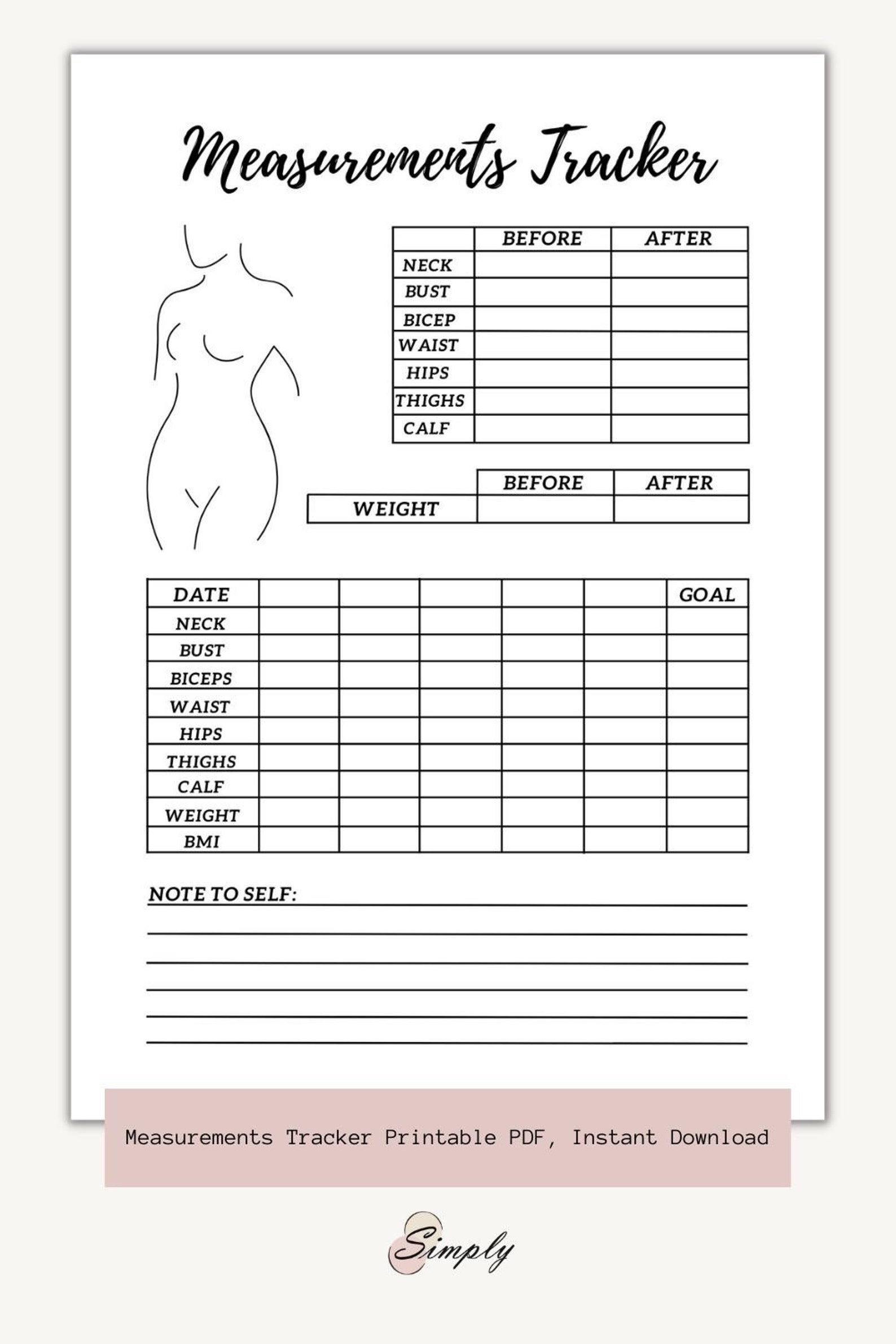 Measurement Tracking - Etsy
