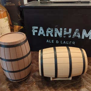 Whisky Barrel Travel Container for Glencairn Glass, for tasting, events, bar and trips