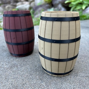 PREMIUM WOODEN Barrel Travel Container for Glencairn Glass, for tasting, events, bar and trips