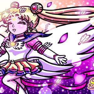 Magical Moon Girl 2024 Moon Angel 11x17 in Digital Art Files