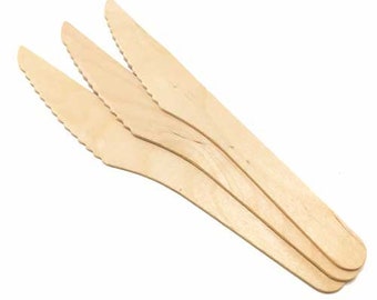 Wooden Knife - 16 cm (300 Pack)