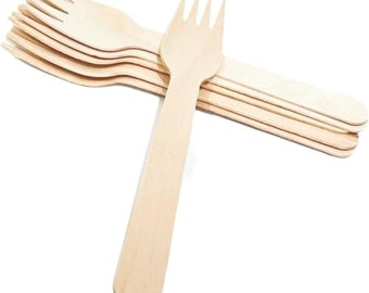 Wooden Fork - 16 cm (300 Pack)