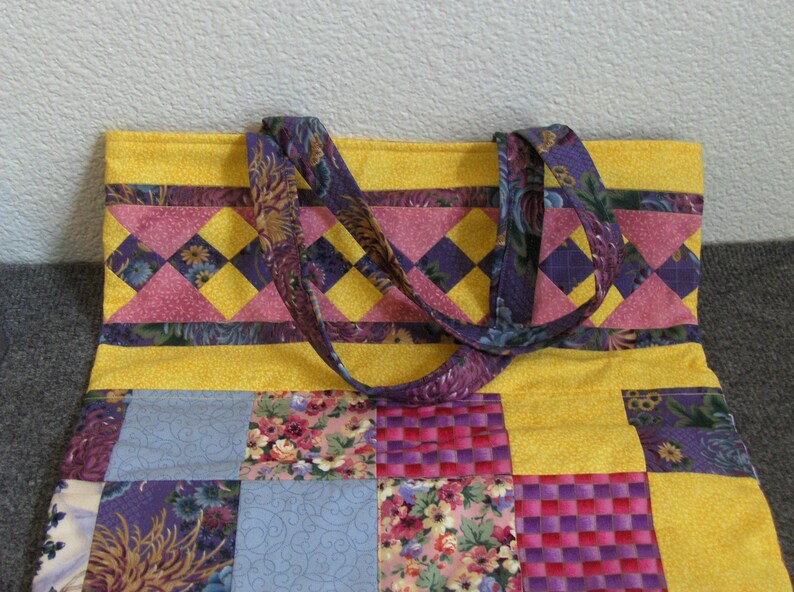 large Tote Bag Handmade Wonderfull color /& size !!! New