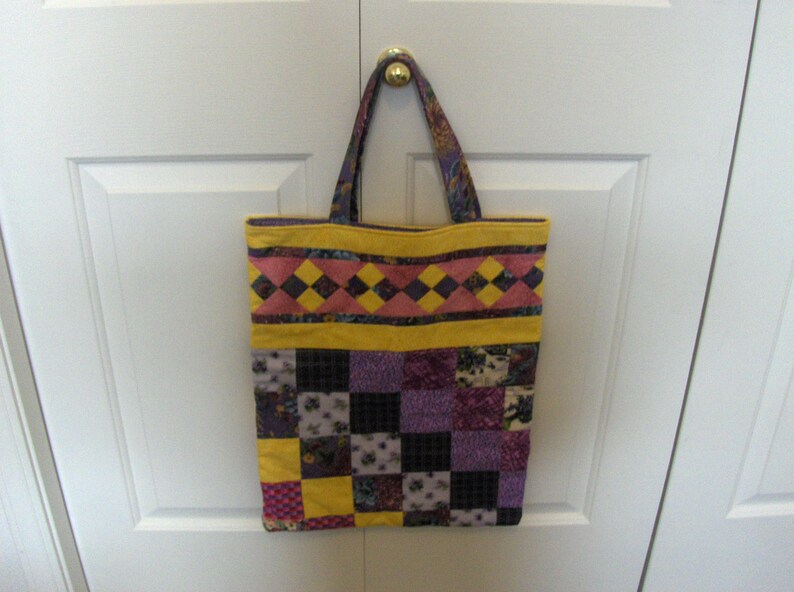 large Tote Bag Handmade Wonderfull color /& size !!! New
