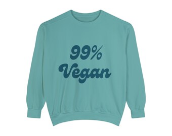 Vegan Sweatshirt - 99% Vegan Sweatshirt - Unisex Crewneck