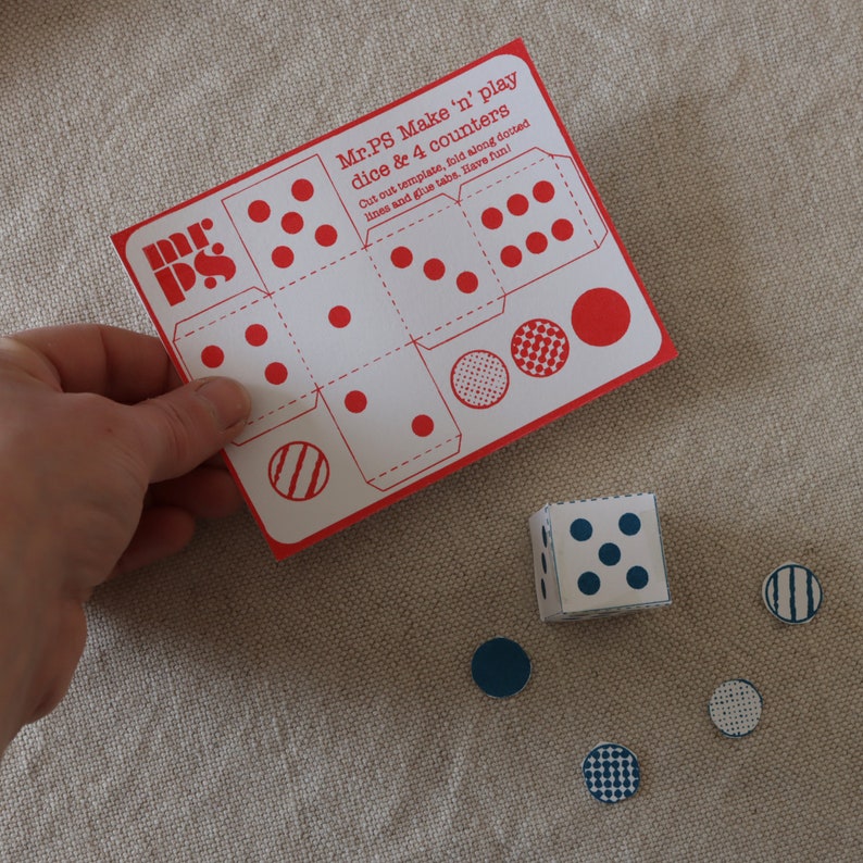 Snakes & Ladders Boardgame Hankie screenprinted cotton handkerchief image 7