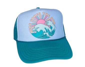 Here Comes The Sun Trucker Hat/Beach Hat