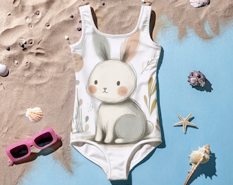 Maillot de bain imprimé, Maillots de bain faits main, Maillot de bain bébé fille, Maillots de bain pour tout-petit, Vêtements de plage pour enfants, Joli maillot de bain, Cadeau unique pour bébé