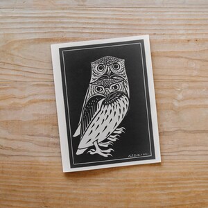 Two Owls Greeting Card Set