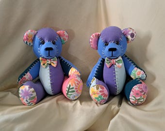 Scrappy Patchwork Bear
