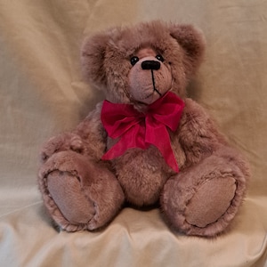 16) Recycled Sentimental Fur Coat Bear