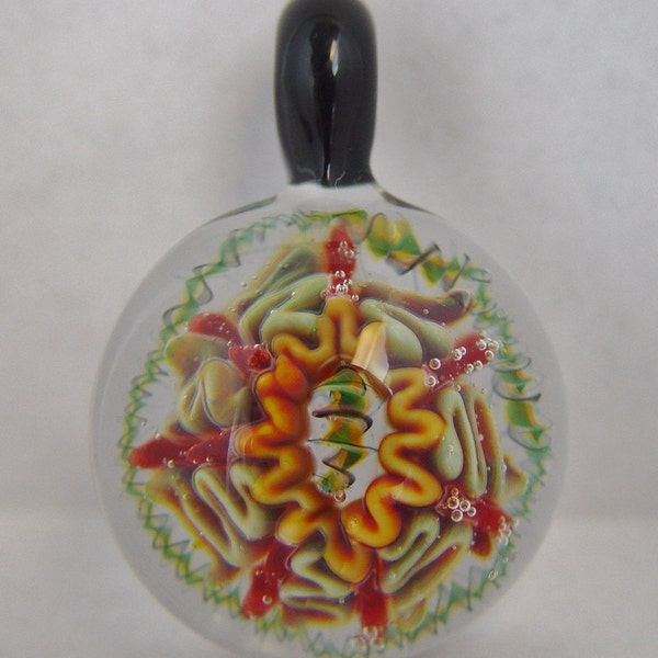 Boro Glass Pendant Bead--Dan Rushin (48)