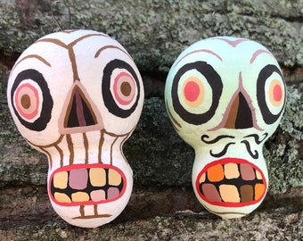 Spun Cotton Skeleton Ornament