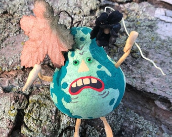 Gourd Man Cotton Ornament
