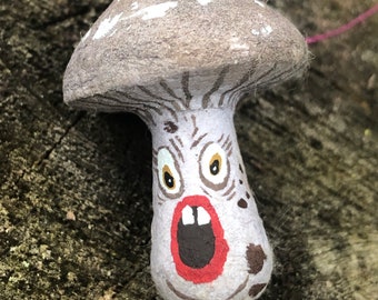 Emotional Mushroom Spun Cotton Ornament