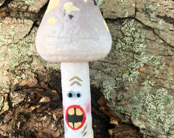 Emotional Mushroom Spun Cotton Ornament