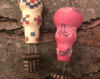 Spun Cotton Hot Air Balloon Ornament